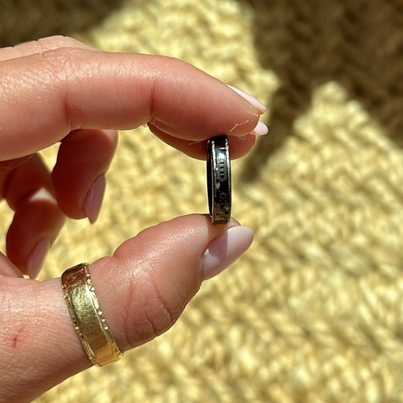 tiffany titanium 4mm 80 37 narror ring - Picture 7 of 12